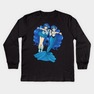 Mermaid Melody Hanon Kids Long Sleeve T-Shirt